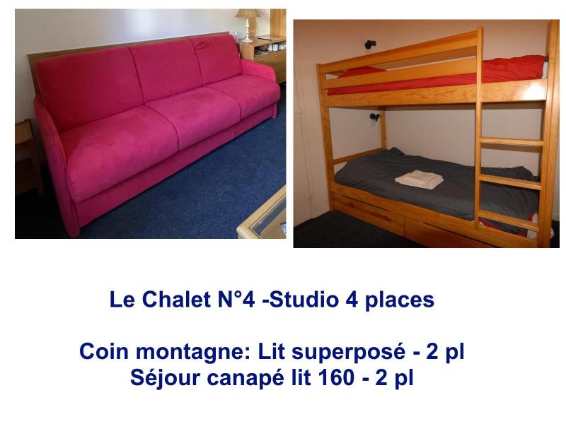 Vacanze in montagna Studio per 4 persone (4) - Résidence le Chalet - Gourette