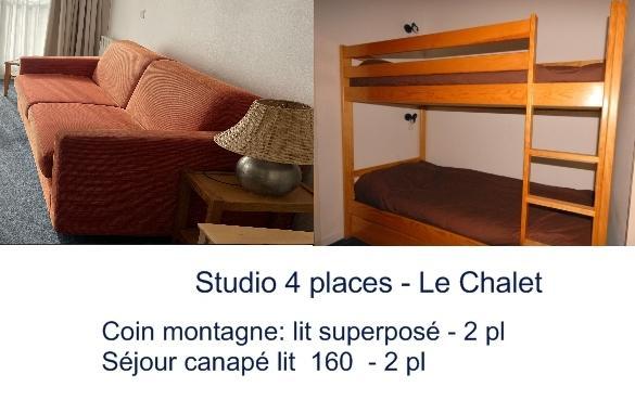 Каникулы в горах Квартира студия для 4 чел. (15) - Résidence le Chalet - Gourette - квартира