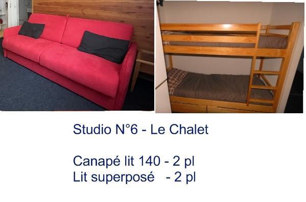 Каникулы в горах Квартира студия для 4 чел. (6) - Résidence le Chalet - Gourette - квартира