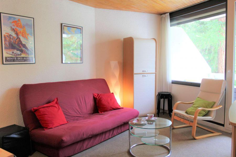 Holiday in mountain resort Studio sleeping corner 4 people (508) - Résidence le Chambeyron - Vars - Living room