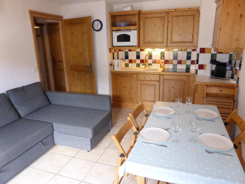 Vacaciones en montaña Apartamento cabina 2 piezas para 4 personas (236) - Résidence le Chamois - Les Contamines-Montjoie - Estancia