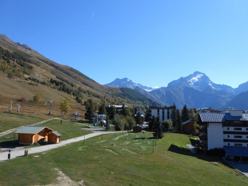 Каникулы в горах Квартира студия со спальней для 4 чел. (CPMK5) - Résidence le Champamé - Les 2 Alpes - летом под открытым небом