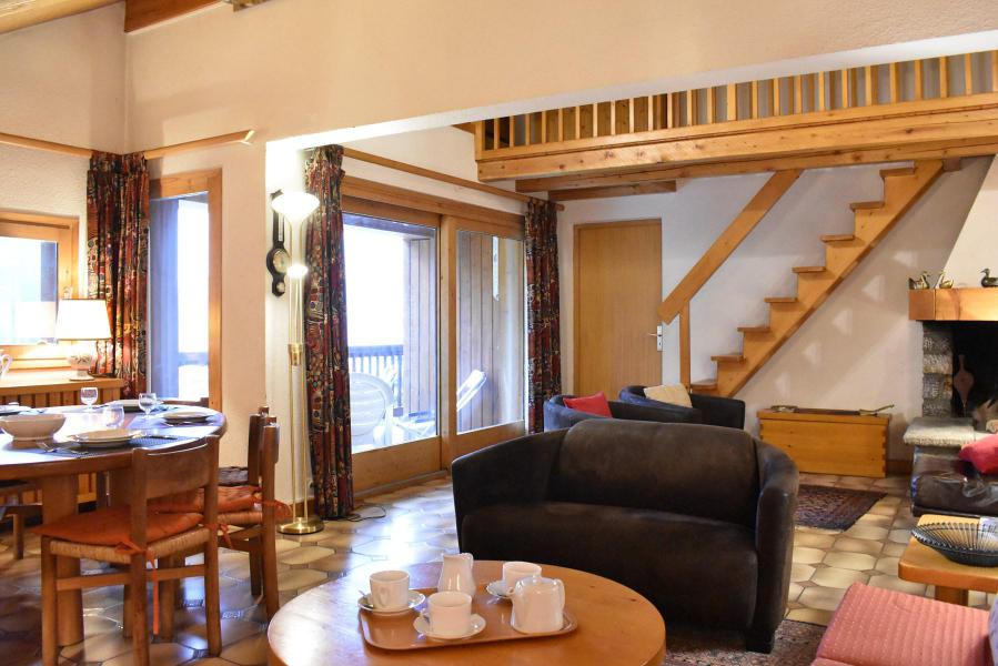 Holiday in mountain resort 4 room duplex apartment 7-9 people (21) - Résidence le Chantemerle - Méribel - Living room