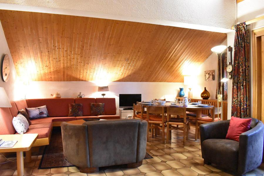 Vakantie in de bergen Appartement duplex 4 kamers 7-9 personen (21) - Résidence le Chantemerle - Méribel - Woonkamer