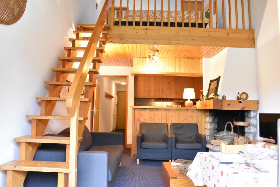 Vakantie in de bergen Appartement duplex 3 kamers 7 personen (20) - Résidence le Chasseforêt - Méribel - Woonkamer