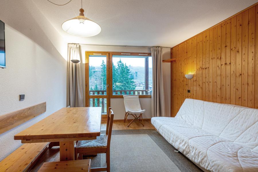 Urlaub in den Bergen 2-Zimmer-Appartment für 4 Personen (C11) - Résidence le Cheval Blanc - Valmorel - Wohnzimmer