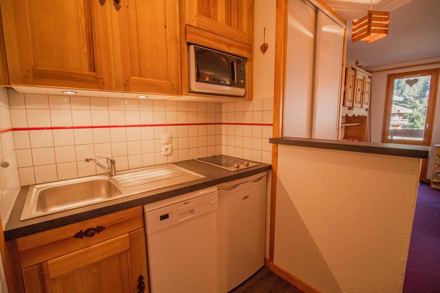 Vakantie in de bergen Studio 3 personen (C33) - Résidence le Cheval Blanc - Valmorel - Keukenblok