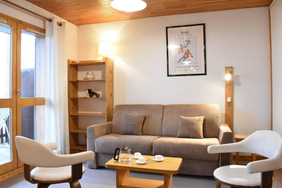 Vakantie in de bergen Appartement 2 kamers 6 personen (I16) - Résidence le Cirsé - Méribel - Woonkamer