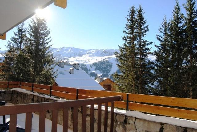 Vacaciones en montaña Estudio -espacio montaña- para 4 personas - Résidence le Cirsé - Méribel - Terraza