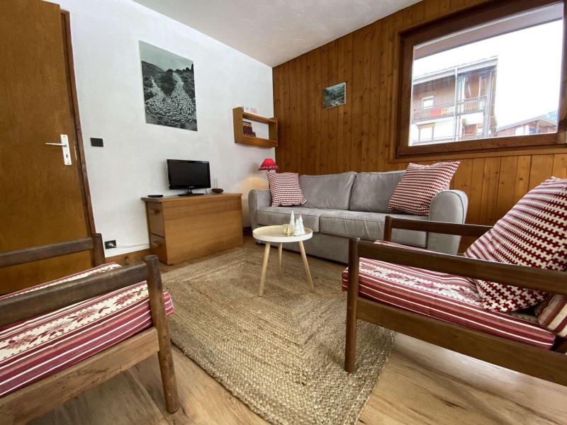 Vakantie in de bergen Appartement 2 kabine kamers 5 personen (B1J) - Résidence le Clos d'Arly - Praz sur Arly - Woonkamer