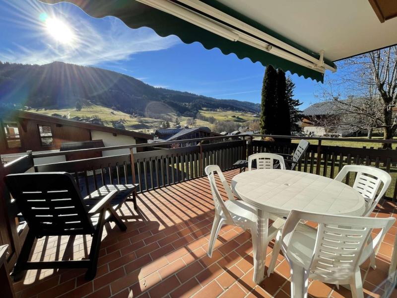 Vacaciones en montaña Estudio -espacio montaña- para 4 personas (C0D) - Résidence le Clos d'Arly - Praz sur Arly - Terraza