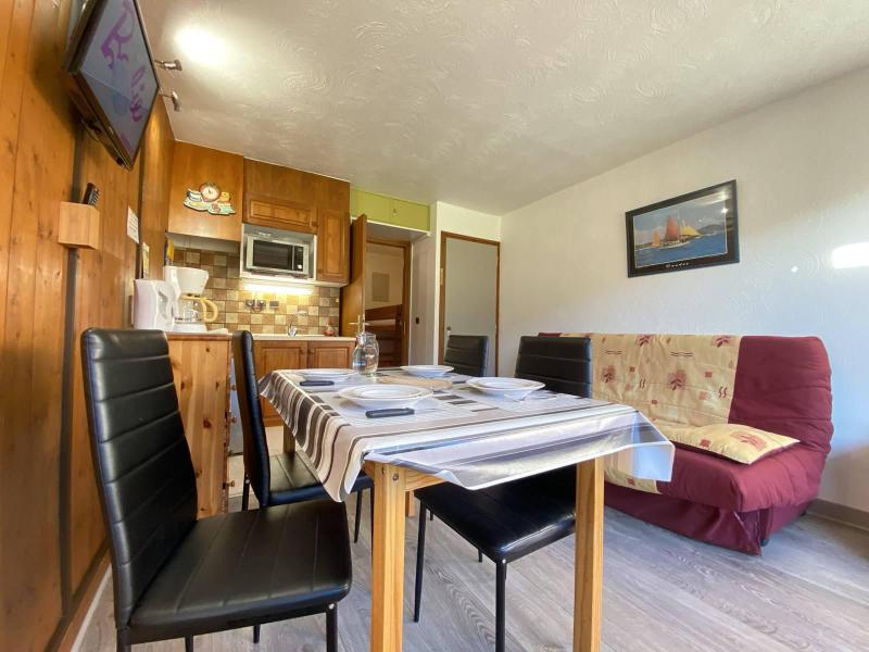 Vakantie in de bergen Studio bergnis 4 personen (01G) - Résidence le Clos d'Arly - Praz sur Arly - Woonkamer