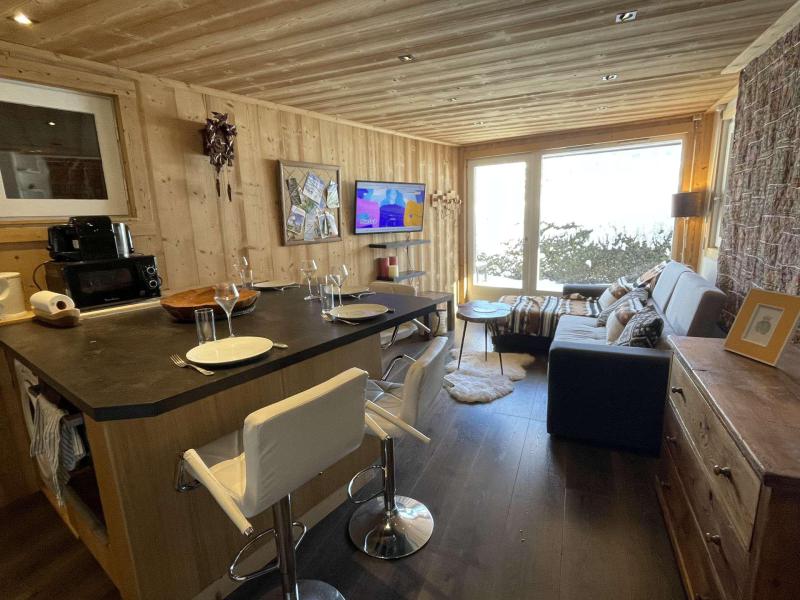 Holiday in mountain resort Studio cabin 4 people (D0H) - Résidence le Clos d'Arly - Praz sur Arly - Living room