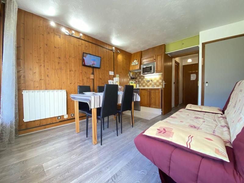 Holiday in mountain resort Studio sleeping corner 4 people (01G) - Résidence le Clos d'Arly - Praz sur Arly - Living room