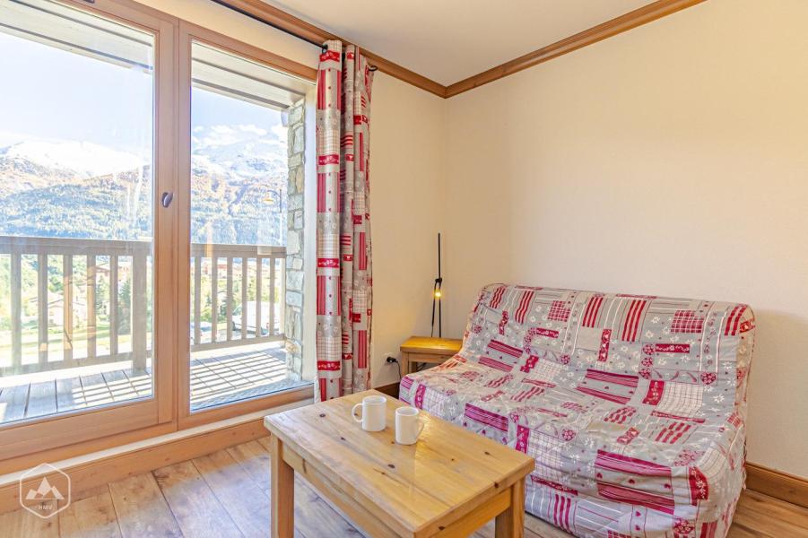 Urlaub in den Bergen 3-Zimmer-Appartment für 6 Personen (CA6) - Résidence le Clos d'Aussois - Aussois - Wohnzimmer