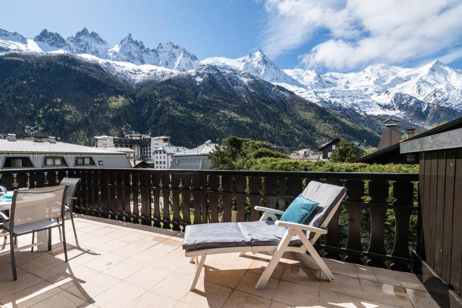 Vacaciones en montaña Apartamento 3 piezas para 4 personas (Agata) - Résidence le Clos du Savoy - Chamonix - Balcón