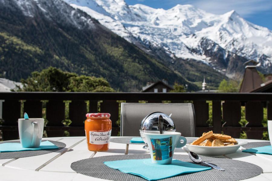 Vakantie in de bergen Appartement 3 kamers 4 personen (Agata) - Résidence le Clos du Savoy - Chamonix - Terras