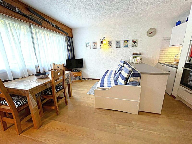 Vakantie in de bergen Studio 2-4 personen (Dale) - Résidence le Clos du Savoy - Chamonix - Woonkamer