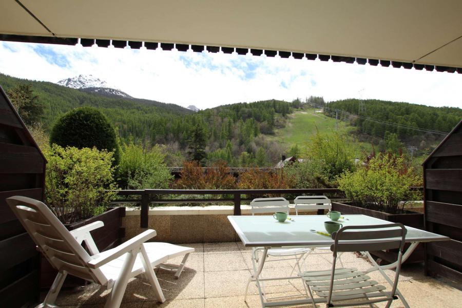 Vacanze in montagna Studio con alcova per 4 persone (D019) - Résidence le Clos - Serre Chevalier - Balcone