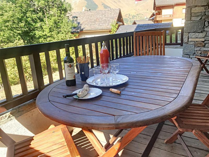 Holiday in mountain resort 2 room apartment 4 people (A1) - Résidence le Cochet - Saint Martin de Belleville - Balcony