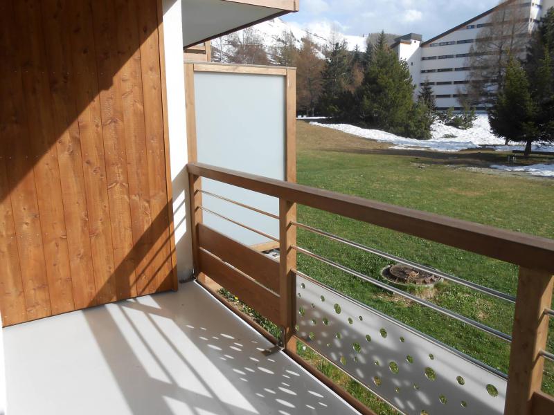 Vakantie in de bergen Studio bergnis 4 personen (CB4G1) - Résidence le Côte Brune IV - Les 2 Alpes - Balkon