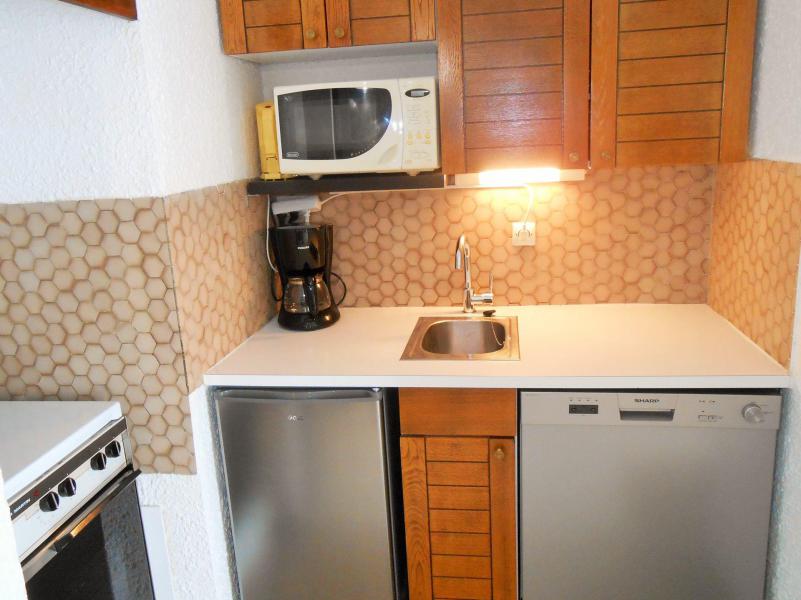 Vakantie in de bergen Studio bergnis 4 personen (CB4G1) - Résidence le Côte Brune IV - Les 2 Alpes - Keukenblok