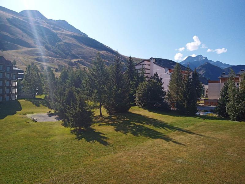 Urlaub in den Bergen Studio Schlafnische 4 Personen (CB5J3) - Résidence le Côte Brune V - Les 2 Alpes - Balkon