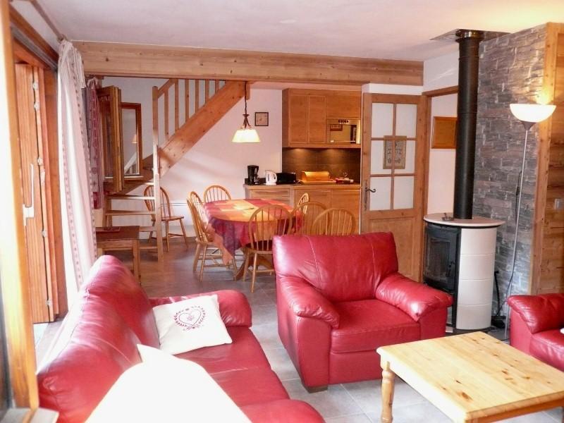 Holiday in mountain resort 4 room duplex apartment 8 people (10 R) - Résidence le Cristal - Méribel - Living room