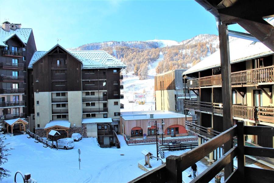 Urlaub in den Bergen Studio Schlafnische 4 Personen (23) - Résidence le Cristal B - Risoul - Balkon