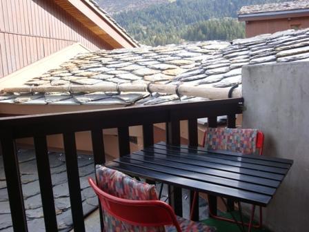 Vakantie in de bergen Appartement 2 kamers mezzanine 4 personen (056) - Résidence le Cristallin - Valmorel - Balkon