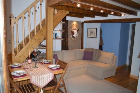 Vacances en montagne Appartement 3 pièces mezzanine 6 personnes (010CL) - Résidence le Dahu - Champagny-en-Vanoise - Séjour