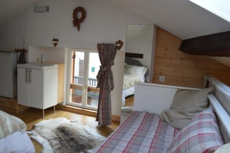 Urlaub in den Bergen Wohnung 3 Mezzanine Zimmer 6 Leute (010CL) - Résidence le Dahu - Champagny-en-Vanoise - Schlafzimmer