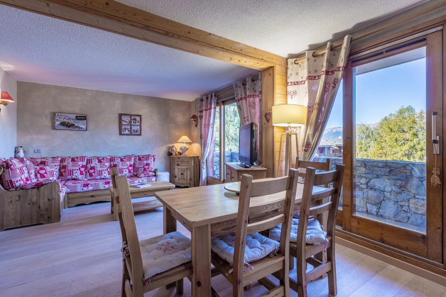 Vakantie in de bergen Appartement 3 kamers 6 personen (005) - Résidence le Damier - Montchavin La Plagne - Woonkamer