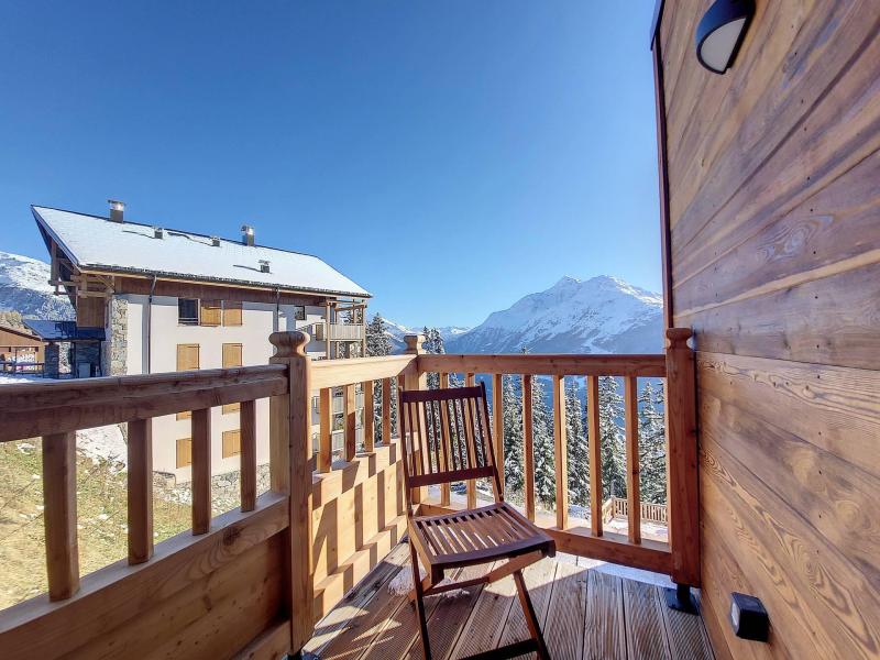 Vacaciones en montaña Apartamento 3 piezas para 4 personas (11) - Résidence Le Diamant des Cimes - La Rosière - Balcón