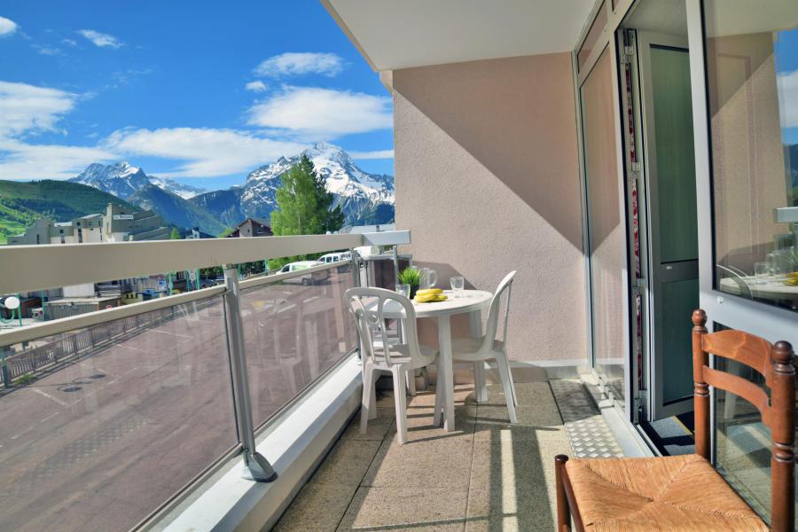 Urlaub in den Bergen Studio Schlafnische 6 Personen (DIA2D1) - Résidence le Diamant II - Les 2 Alpes - Balkon