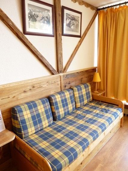 Holiday in mountain resort Studio 3 people (607) - Résidence le Dôme de Polset - Val Thorens - Living room