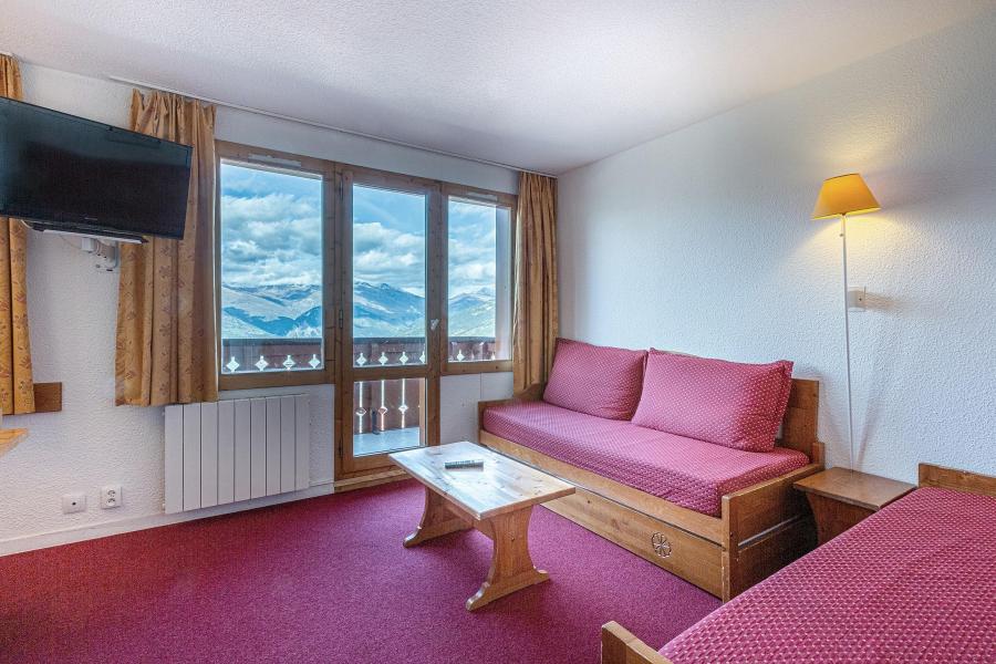 Urlaub in den Bergen 1-Zimmer-Holzhütte für 6 Personen (301) - Résidence le Domino - Montchavin La Plagne - Wohnzimmer