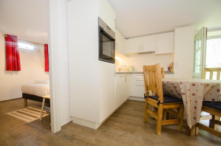 Vakantie in de bergen Appartement 3 kamers 4 personen (LUCIOLE) - Résidence le Fassoret - Chamonix - Woonkamer