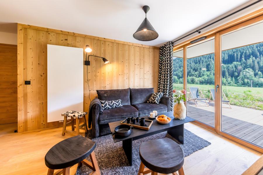 Holiday in mountain resort Résidence Le Flocon Blanc - La Chapelle d'Abondance - Living room