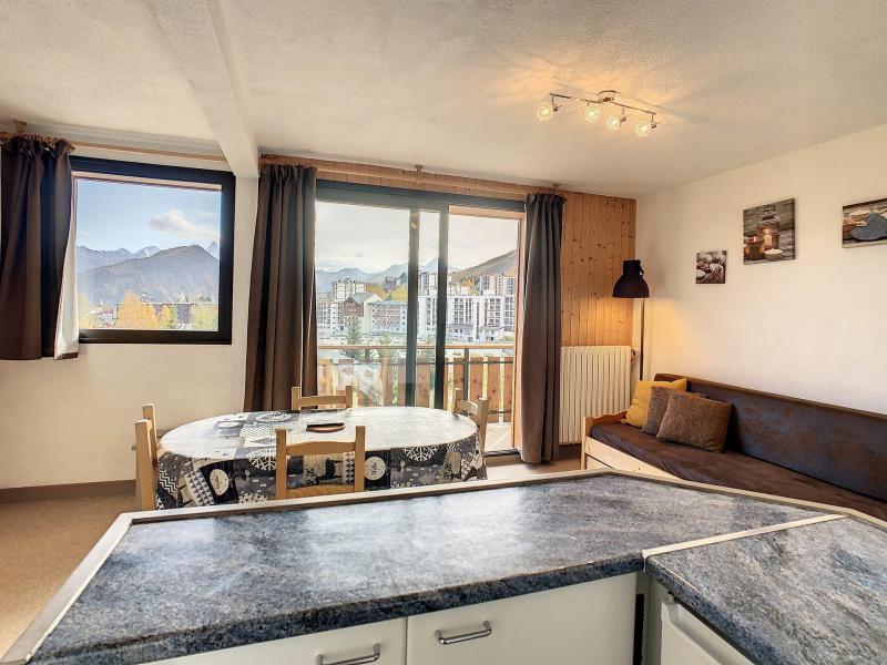 Urlaub in den Bergen 2-Zimmer-Appartment für 5 Personen (RHODO2) - Résidence le Floral - La Toussuire - Wohnzimmer