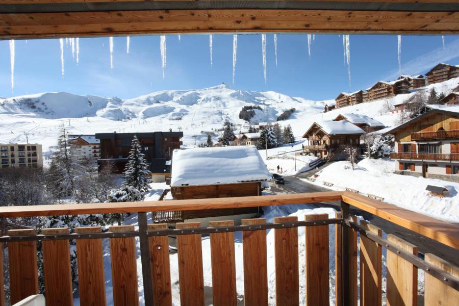 Urlaub in den Bergen 2-Zimmer-Berghütte für 6 Personen (LYS2) - Résidence le Floral - La Toussuire - Terrasse