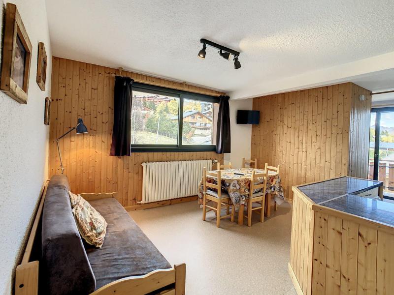 Каникулы в горах Квартира студия со спальней для 5 чел. (GENT2) - Résidence le Floral - La Toussuire - Салон