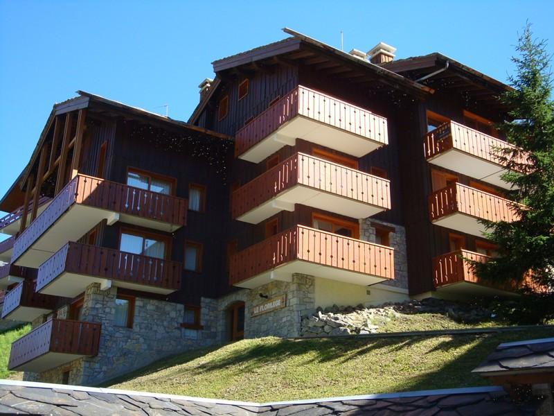 Location au ski Appartement 2 pièces cabine 6 personnes (006) - Résidence le Florilège - Méribel-Mottaret - Extérieur été