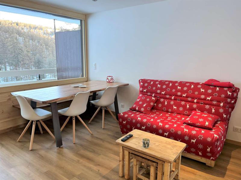 Vakantie in de bergen Appartement 2 kabine kamers 6 personen (306) - Résidence le Forest - Vars - Woonkamer