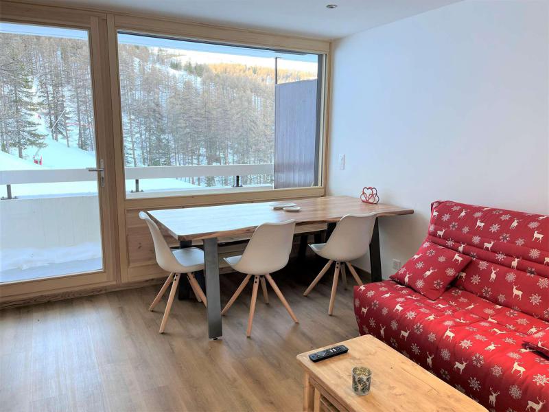 Vakantie in de bergen Appartement 2 kabine kamers 6 personen (306) - Résidence le Forest - Vars - Woonkamer