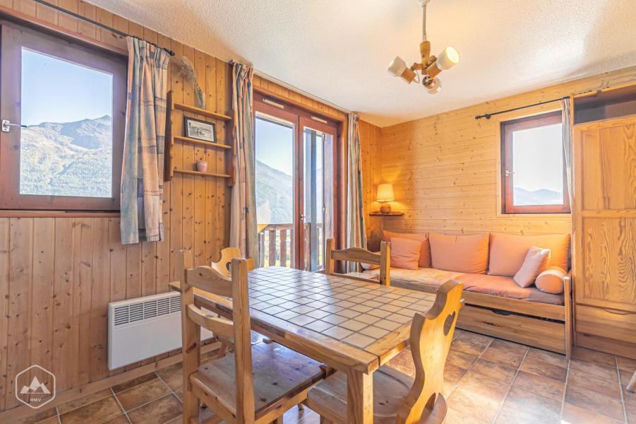 Urlaub in den Bergen 2-Zimmer-Holzhütte für 4 Personen (114) - Résidence Le Genevray - Aussois - Wohnzimmer