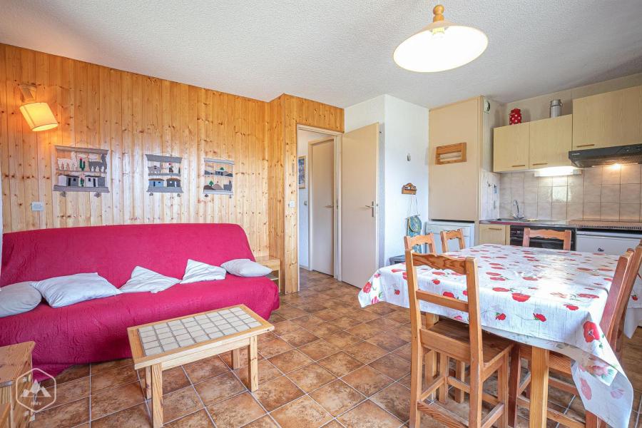Vakantie in de bergen Appartement 2 kabine kamers 6 personen (115) - Résidence Le Genevray - Aussois - Woonkamer
