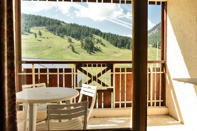 Vacanze in montagna Studio con alcova per 4 persone (203) - Résidence le Golf - Montgenèvre - Balcone