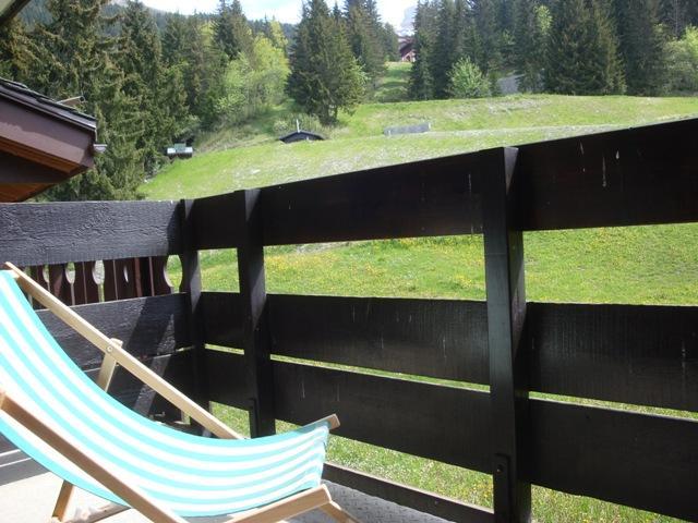 Urlaub in den Bergen Studio für 4 Personen (038) - Résidence le Gollet - Valmorel - Terrasse