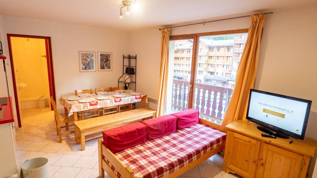 Каникулы в горах Апартаменты 4 комнат 10 чел. (20) - Résidence le Grand Argentier - Valfréjus - Салон